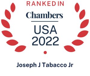Ranked in Chambers 2022 - Joseph Tabacco