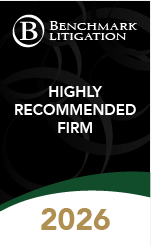 Benchmark Litigation Highly Recommended Firm
